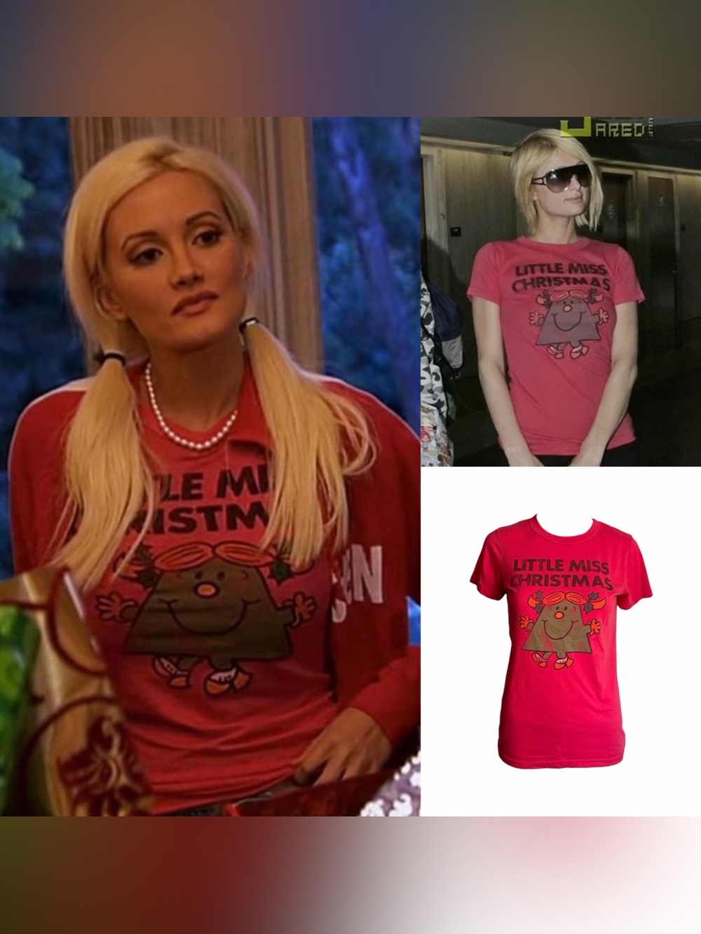 “Little Miss Christmas” T-Shirt - As Seen On Paris Hilton & Holly Madison